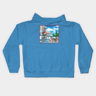 Oiling and Lotioning Kids Hoodie